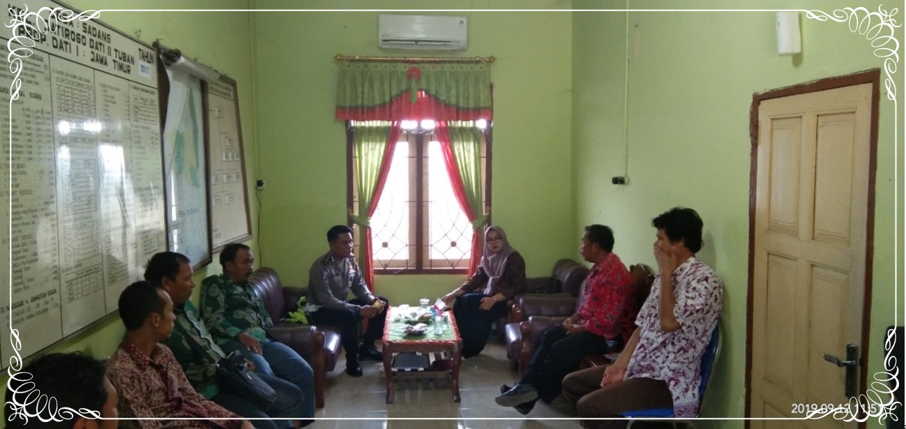 BHABINKAMTIBMAS BARU DESA SADANG KECAMATAN JATIROGO